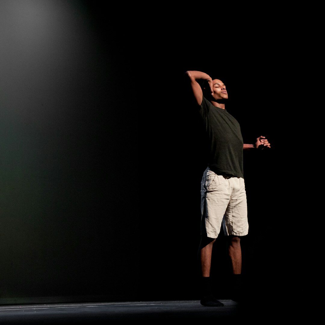 famous actor on stage